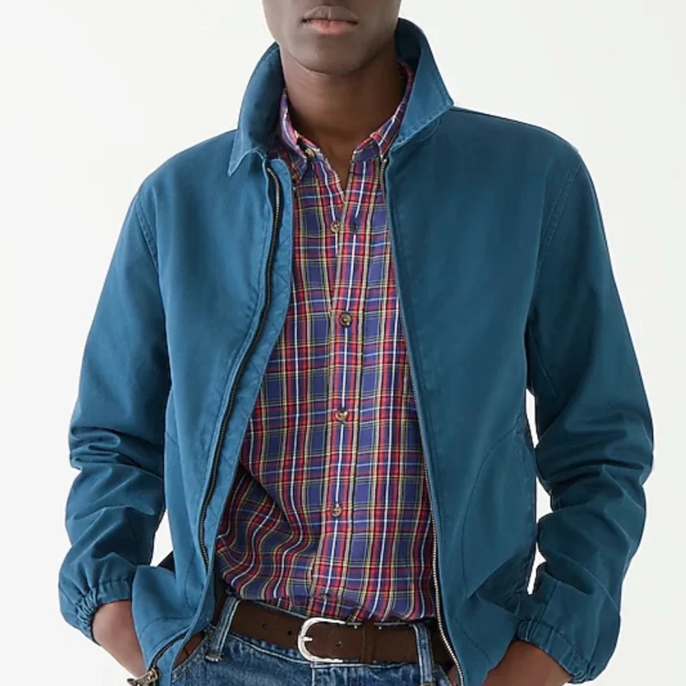J. Crew Men's Harrington Jacket in Cotton Twill, Medium
